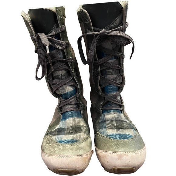 Sorel Lace-up winter boots. Leather and wool size 8 - Picture 5 of 7